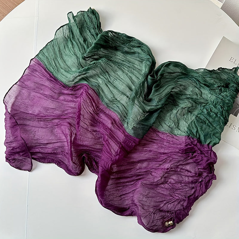 Bufanda vintage de colores