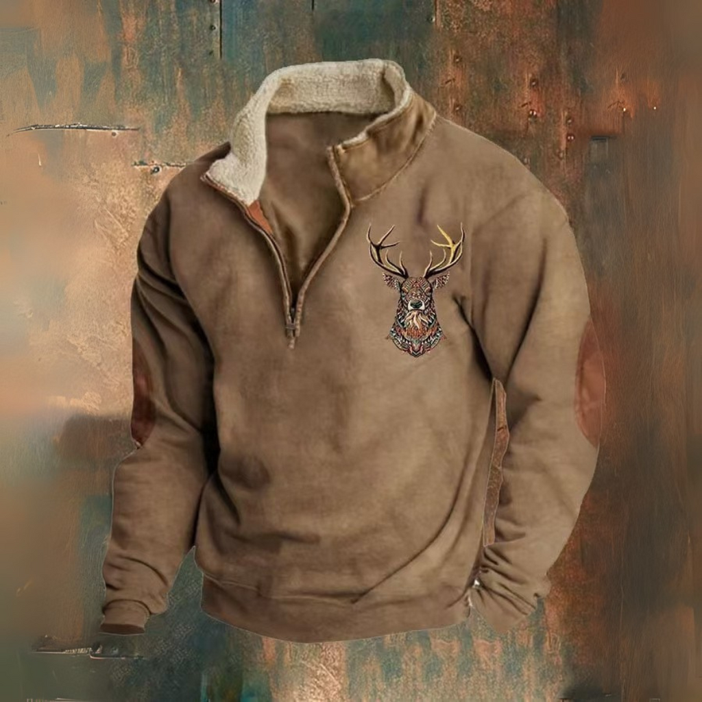 Laurencio | Suéter con media cremallera