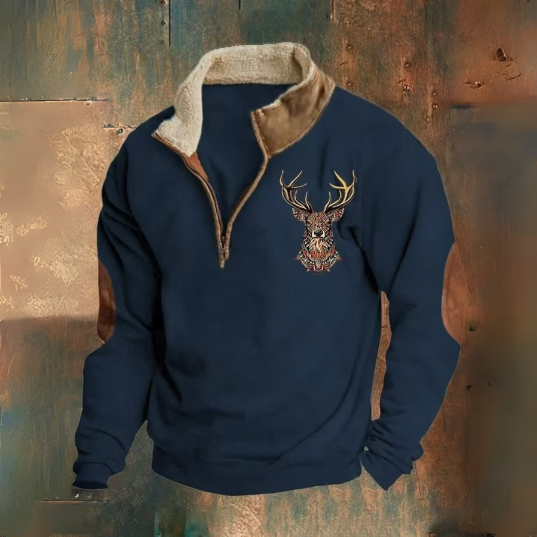 Laurencio | Suéter con media cremallera