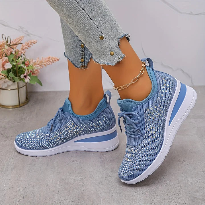 Giselle – Zapatillas ortopédicas con pedrería brillante