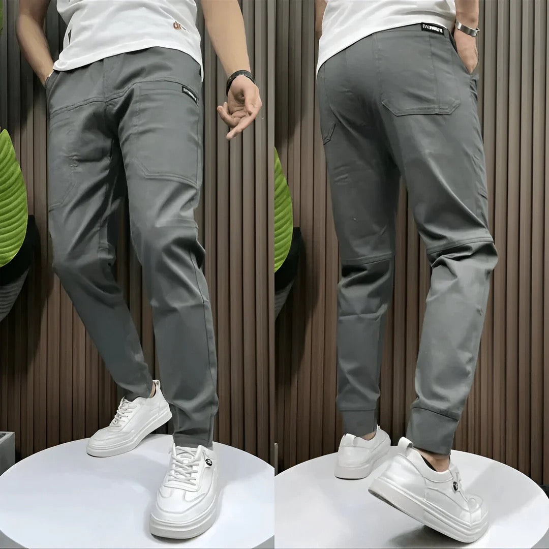 TOMMASO - PANTALONES ELÁSTICOS PREMIUM