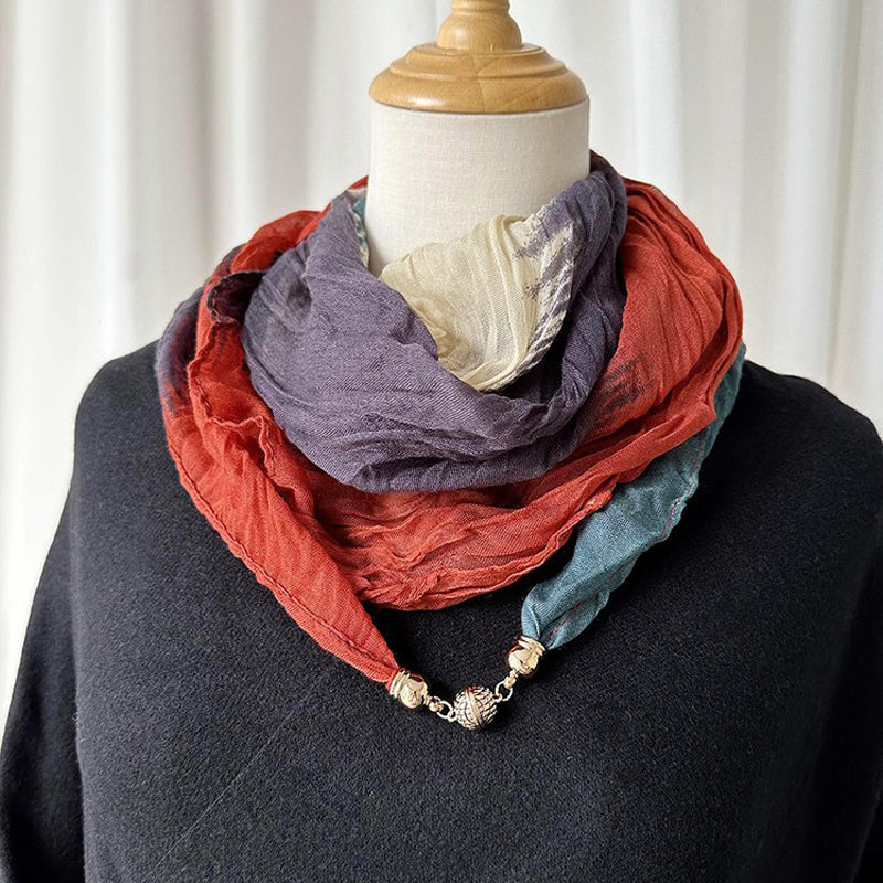 Bufanda vintage de colores