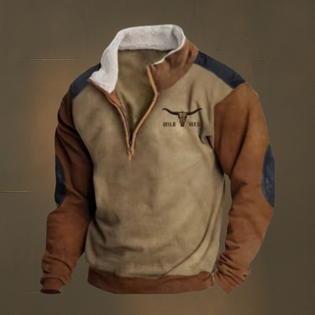 Centauro - Suéter ligero con cuello clásico