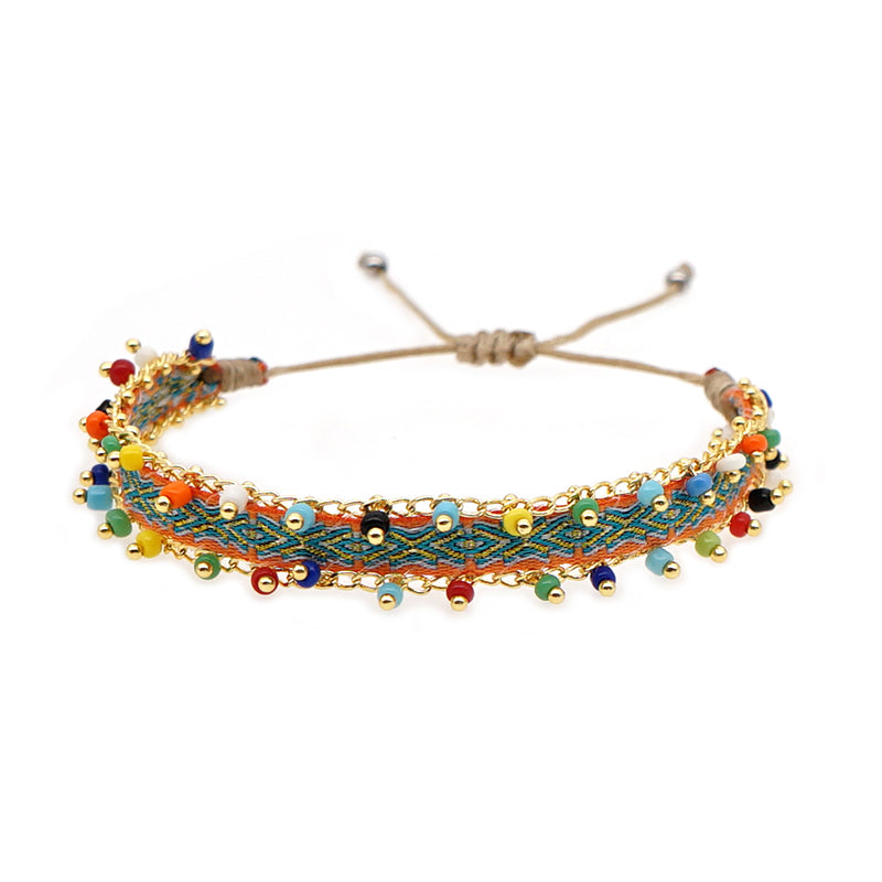 Pulsera trenzada bohemia