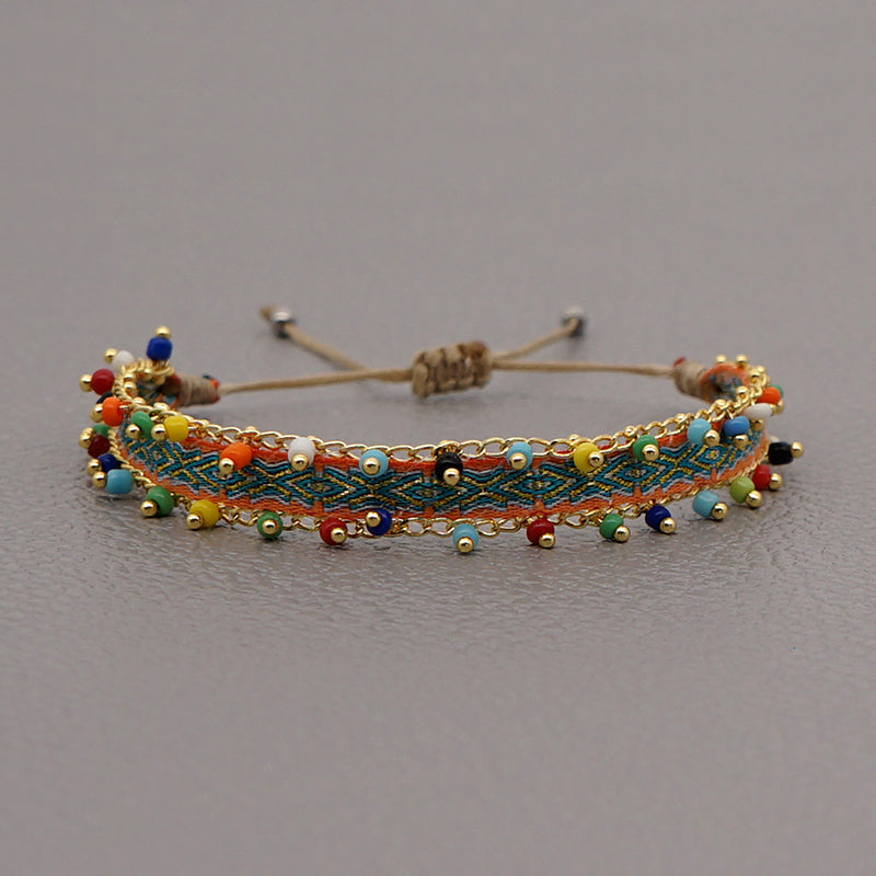 Pulsera trenzada bohemia