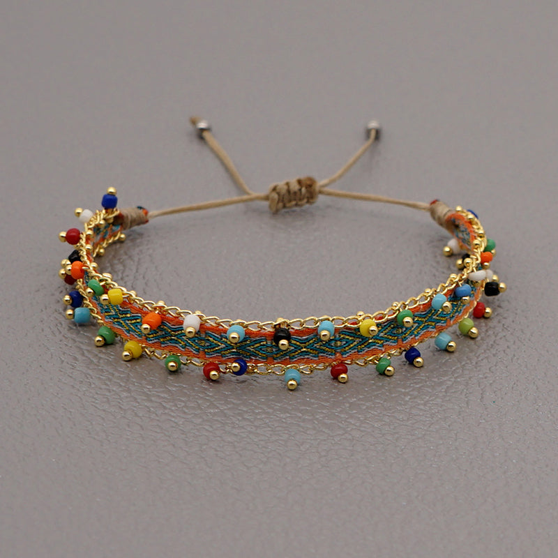 Pulsera trenzada bohemia