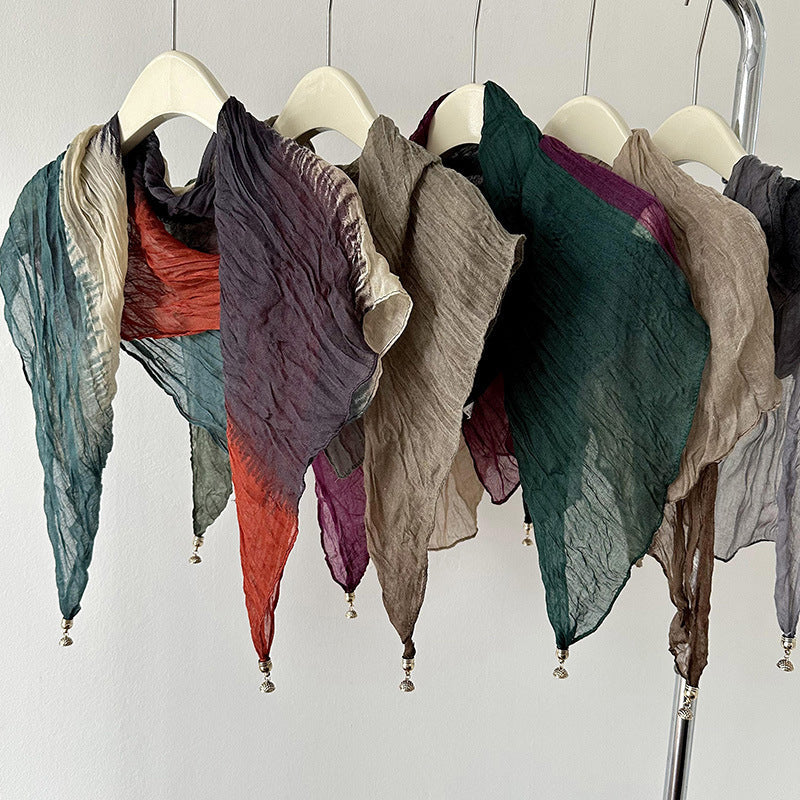 Bufanda vintage de colores