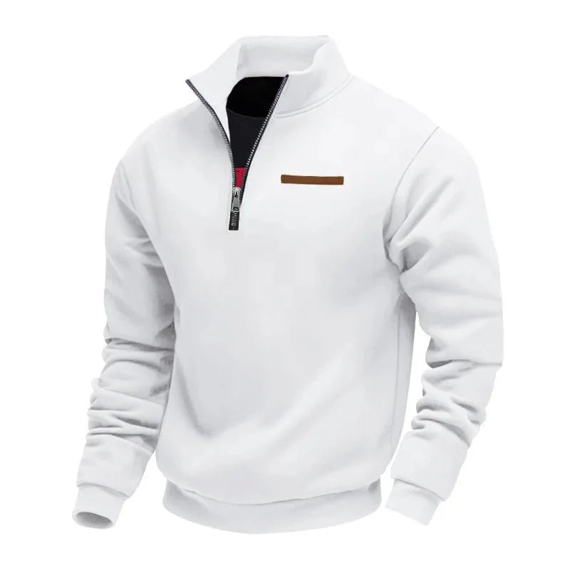 Adrián - Sudadera polar informal para hombre