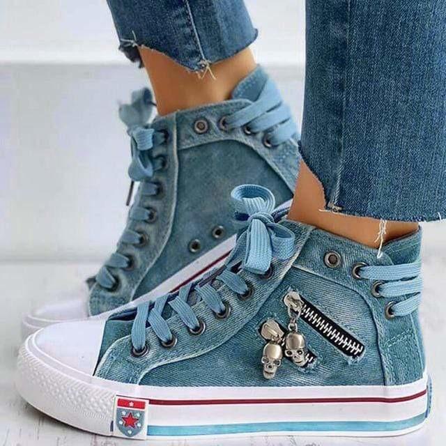 Zapatos Denim Casual