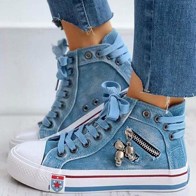 Zapatos Denim Casual