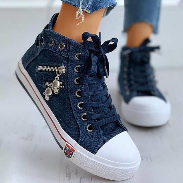 Zapatos Denim Casual
