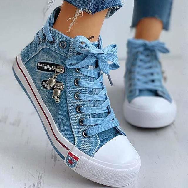 Zapatos Denim Casual