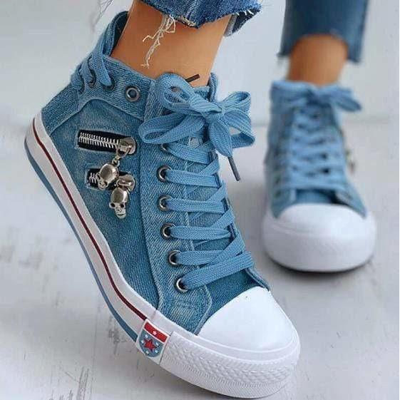 Zapatos Denim Casual
