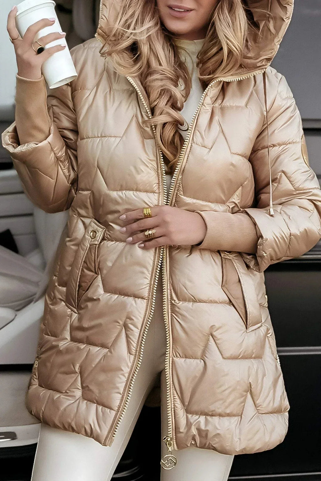 Imperial | Elegante abrigo de invierno con capucha